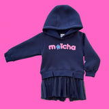 Maïcha Hooded Dress – Blue