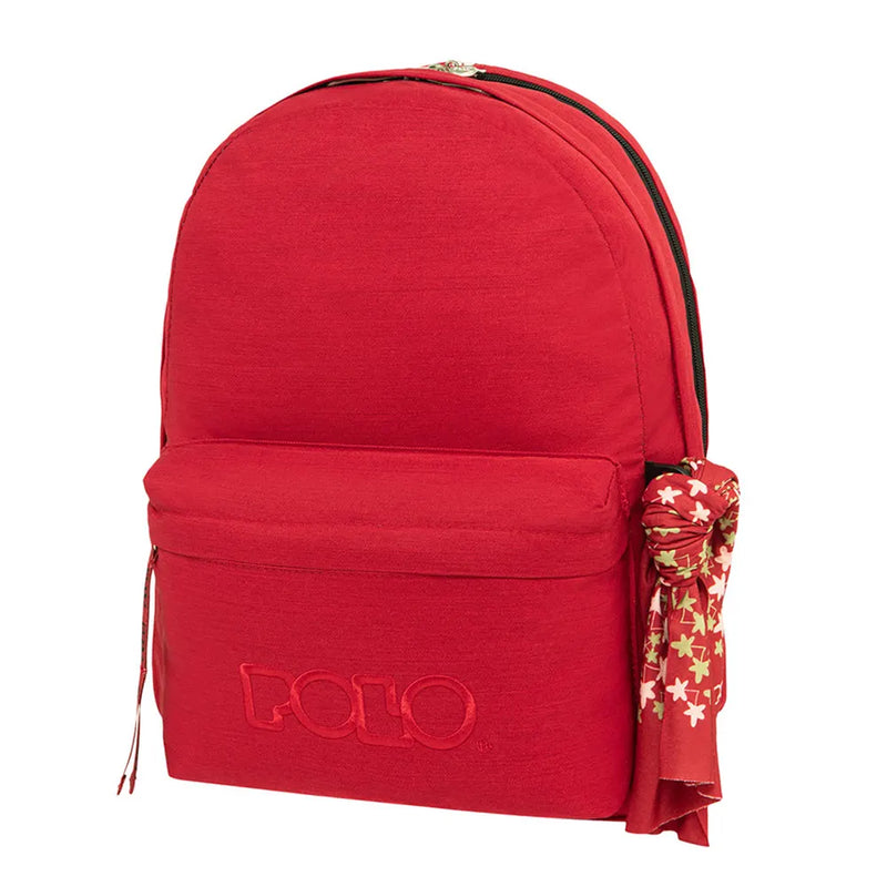 Polo Double Pocket Backpack - Red