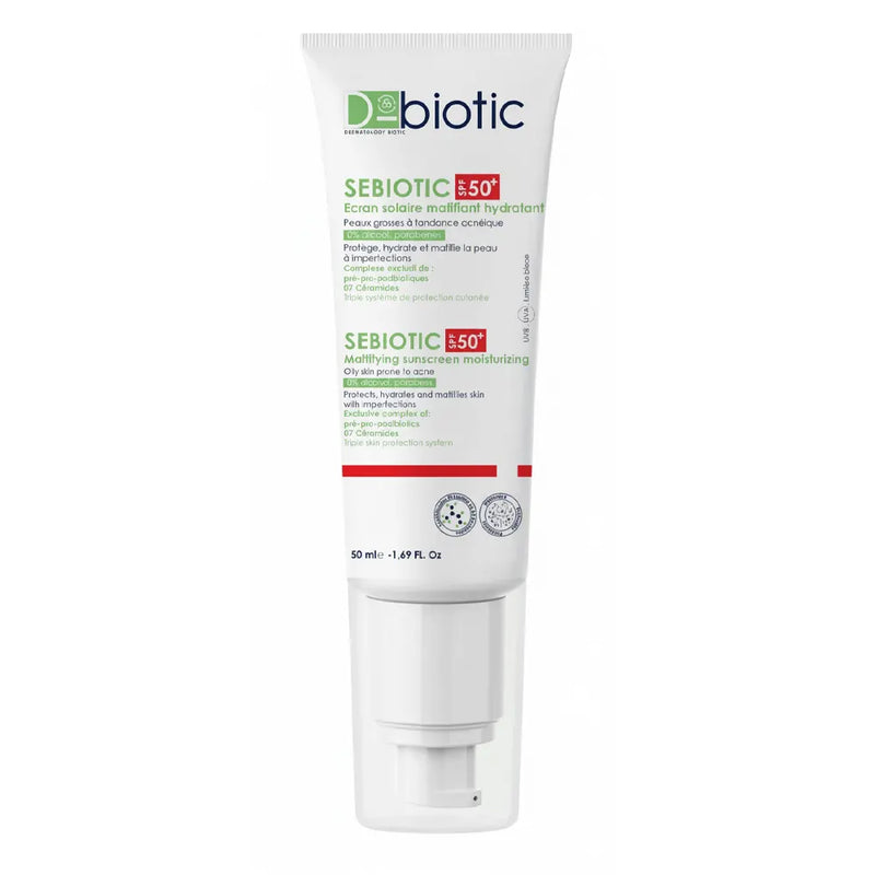 D-Biotic Sebiotic Protector Solar Matificante SPF50+ - 50ml