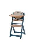 TIMBA Wooden High Chair with Petrol Cushion Bébé Confort - Blue