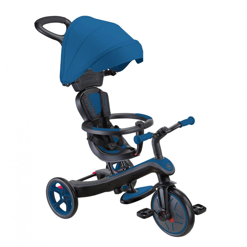 Globber Triciclo Explorer 4 en 1 - Azul Real - 10M+