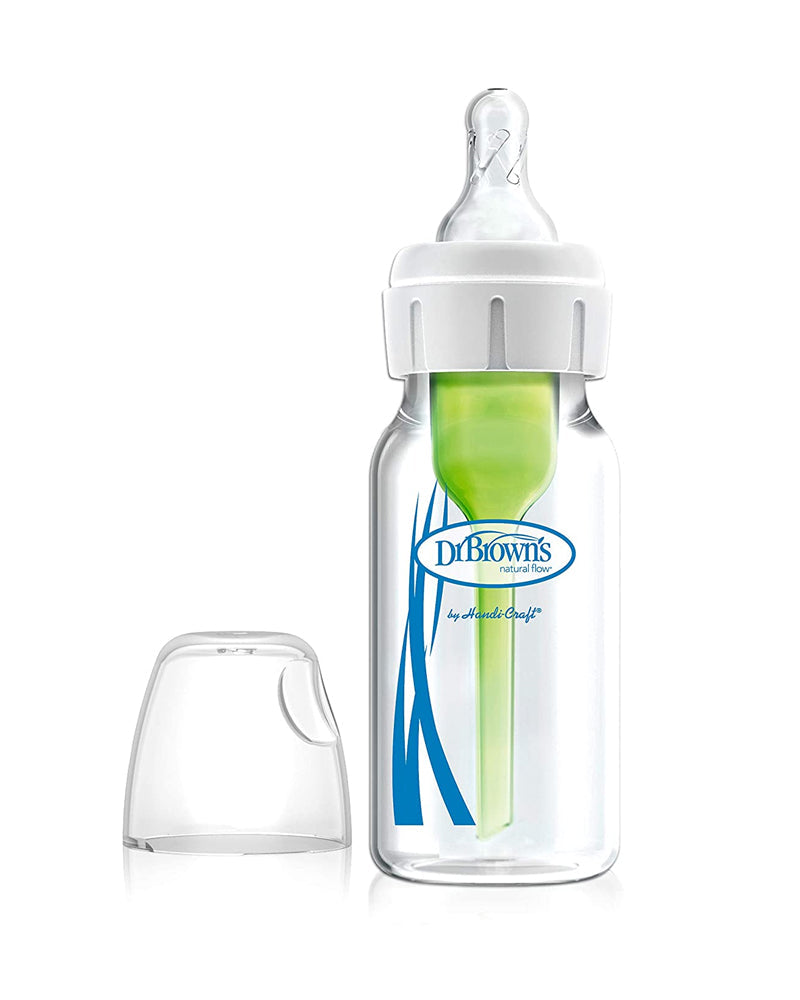 Dr. Brown's Biberon en verre Cole étroit - 120ml
