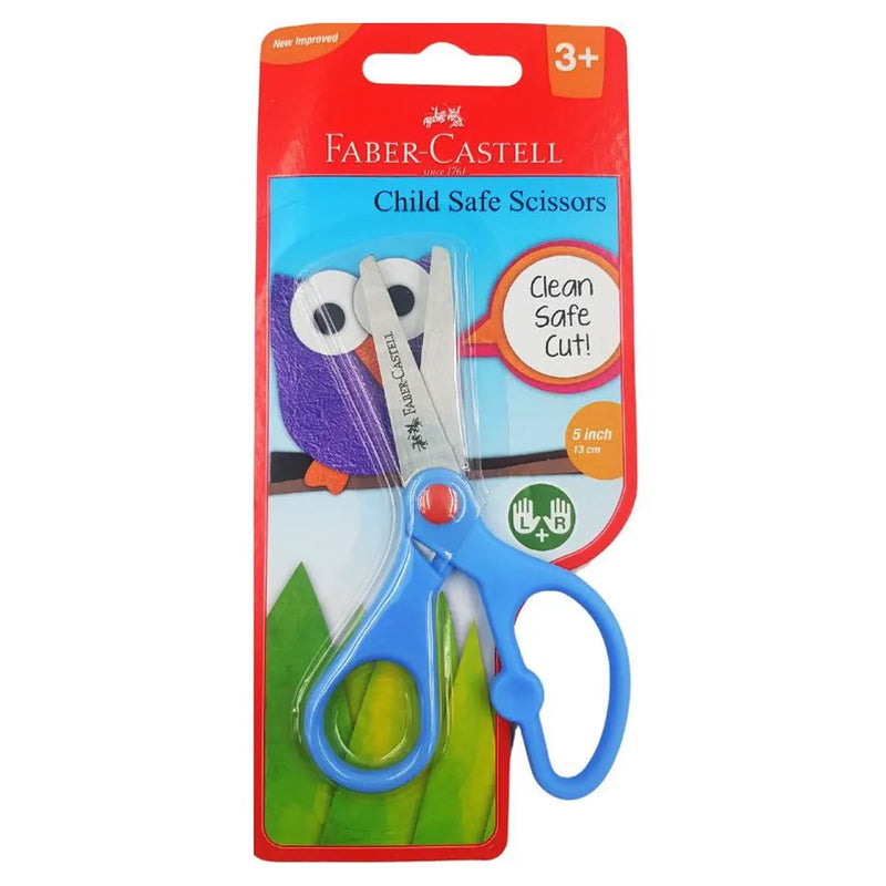 Tijeras infantiles Faber-Castell Safe - Azul