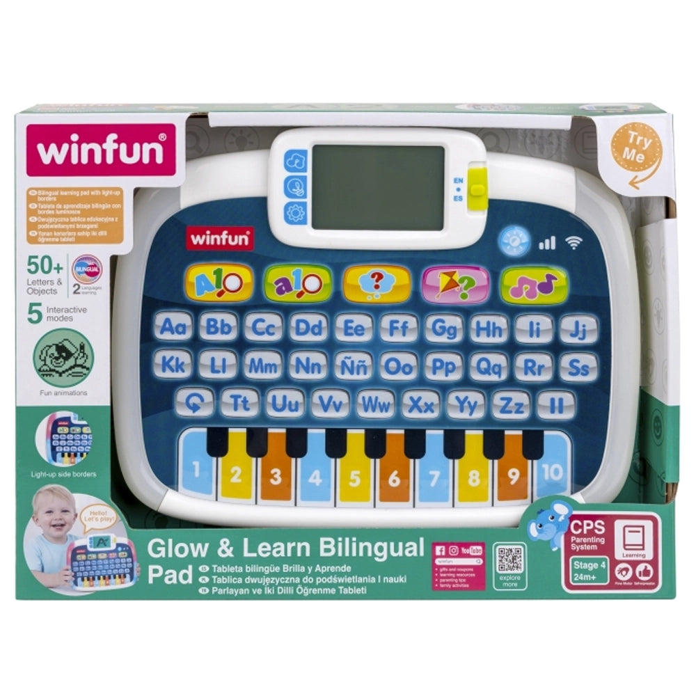 Winfun Tablette d'Apprentissage Bilingue Français Anglais 24M+