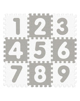 Sunta Tapis Puzzle Souple Antibactérien 10M+ - Gris & Blanc