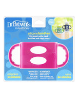 Dr. Brown’s Poignées en Silicone pour Biberons et Gobelets - Rose
