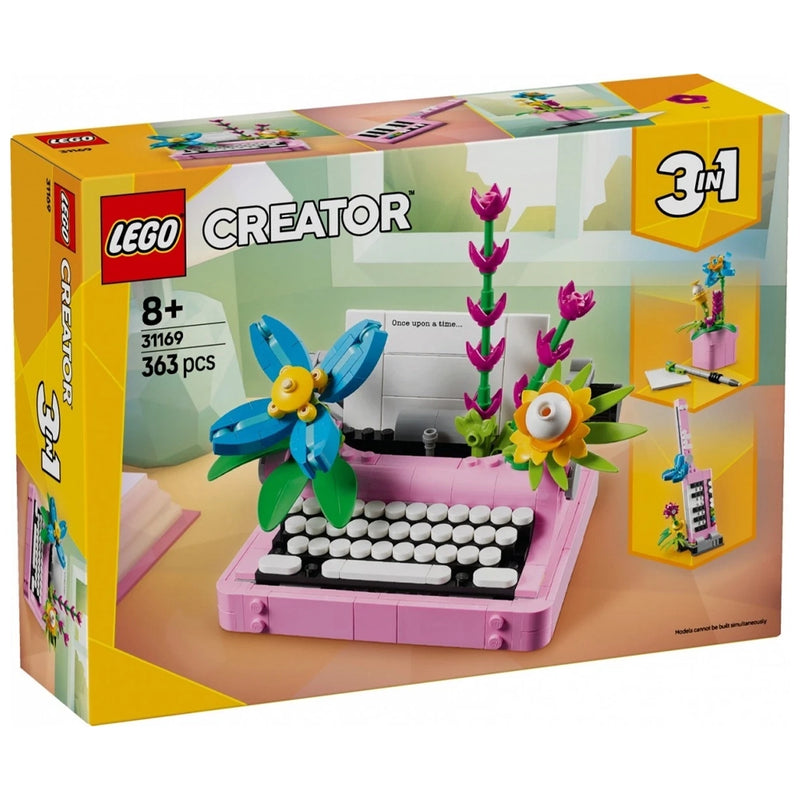 Lego Máquina de Escribir con Flores 8A+