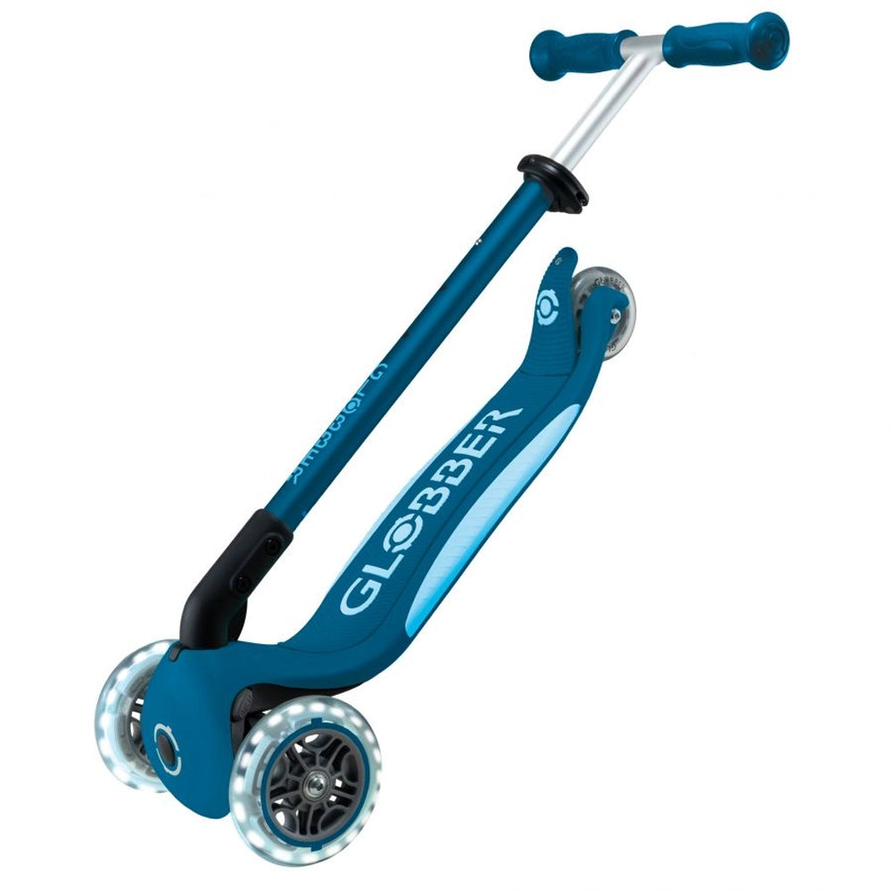 Globber Trottinette Primo Pliable Plus Lights - Bleu