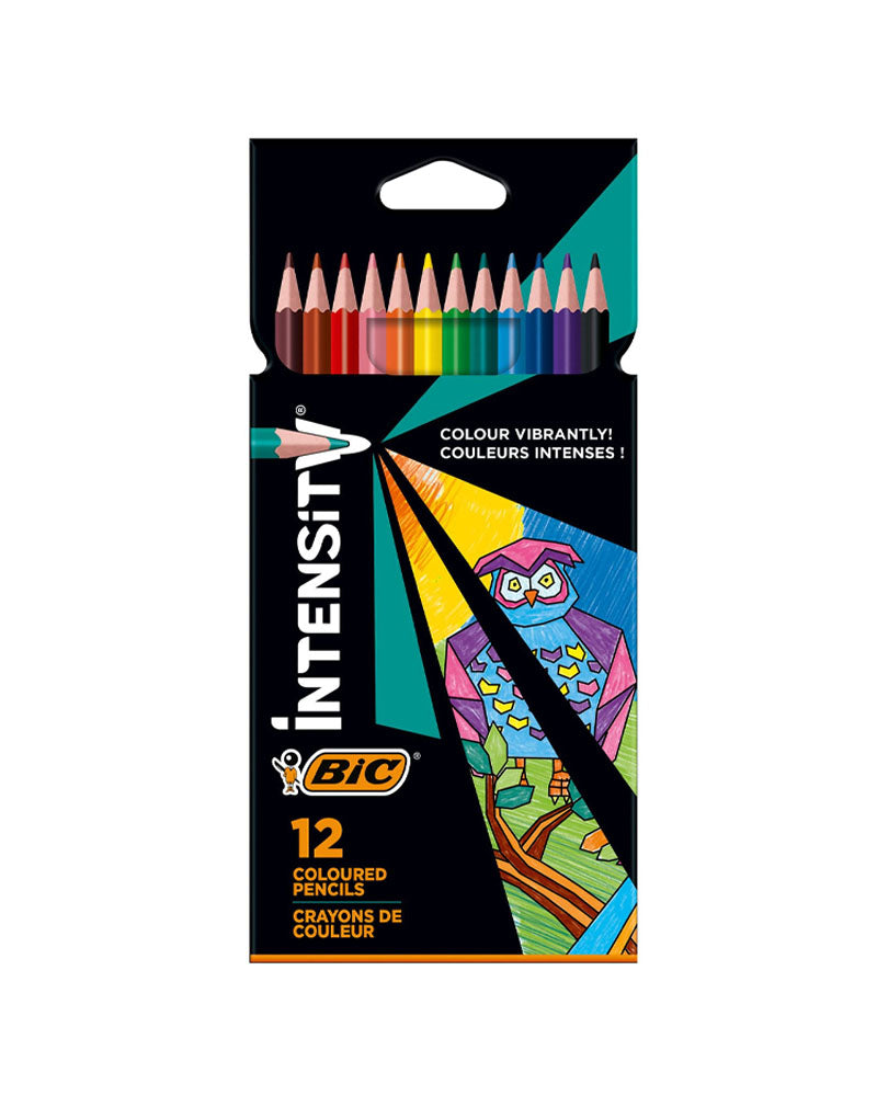 Bic Intensity UP Colored Pencils - 12 Pencils