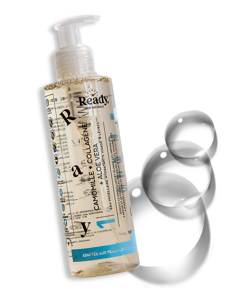 Ready Skin Naturals Eau Micellaire Hydratante Visage + Lèvres - 200ml