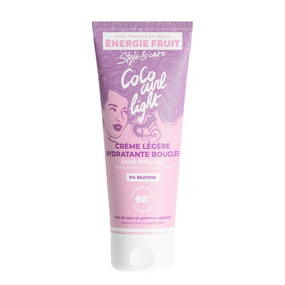 Énergie Fruit Coco Curl Light Crème Légère Hydratante Boucles - 200ml
