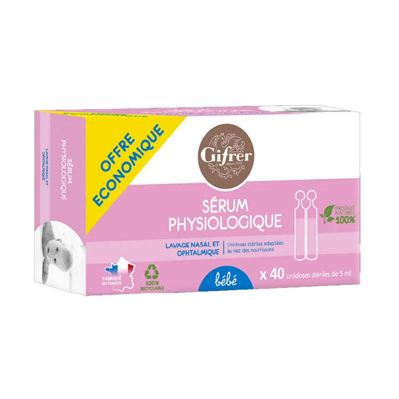 Gifrer Suero Fisiológico Gifrer 5ml – 40 Unidosis Estériles