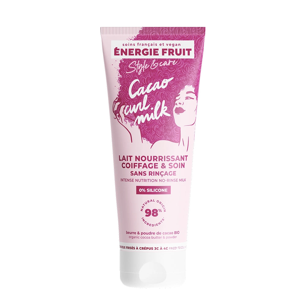 Énergie Fruit Styling Milk Cocoa Butter & Cocoa Powder Silicone-Free - 200ml