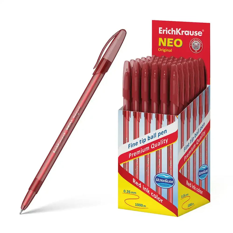 ErichKrause Stylo Bille - Rouge
