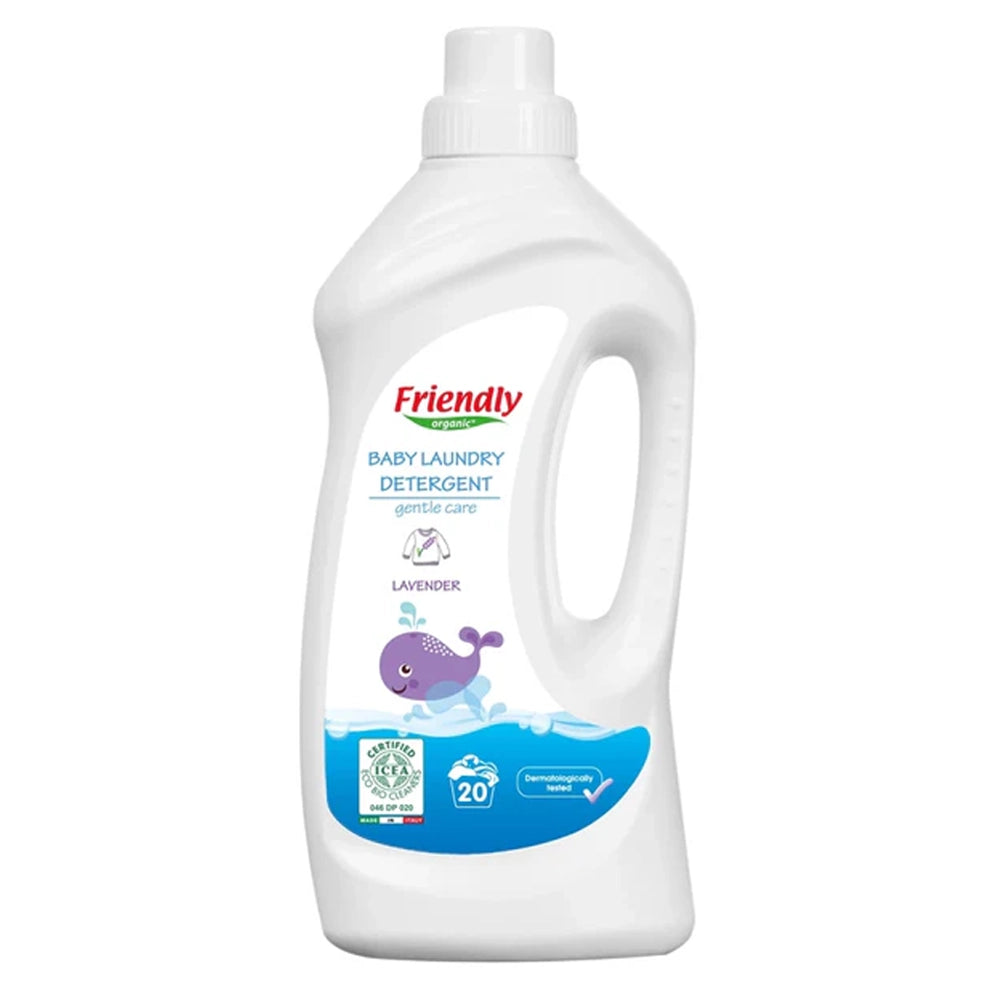 Detergente líquido para bebé 100% natural 1L Friendly - Lavanda