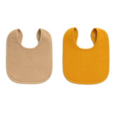 Babymat Lot de 2 Bavoirs - Miel
