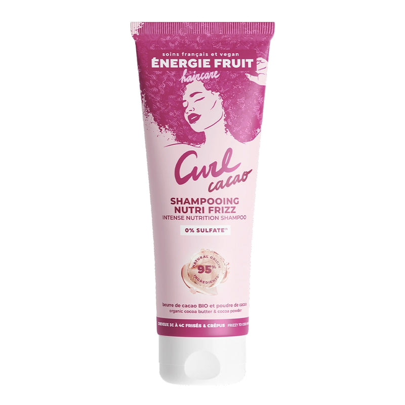 Énergie Fruit Champú Curl Cacao Manteca de cacao y polvo de cacao sin sulfatos - 250ml