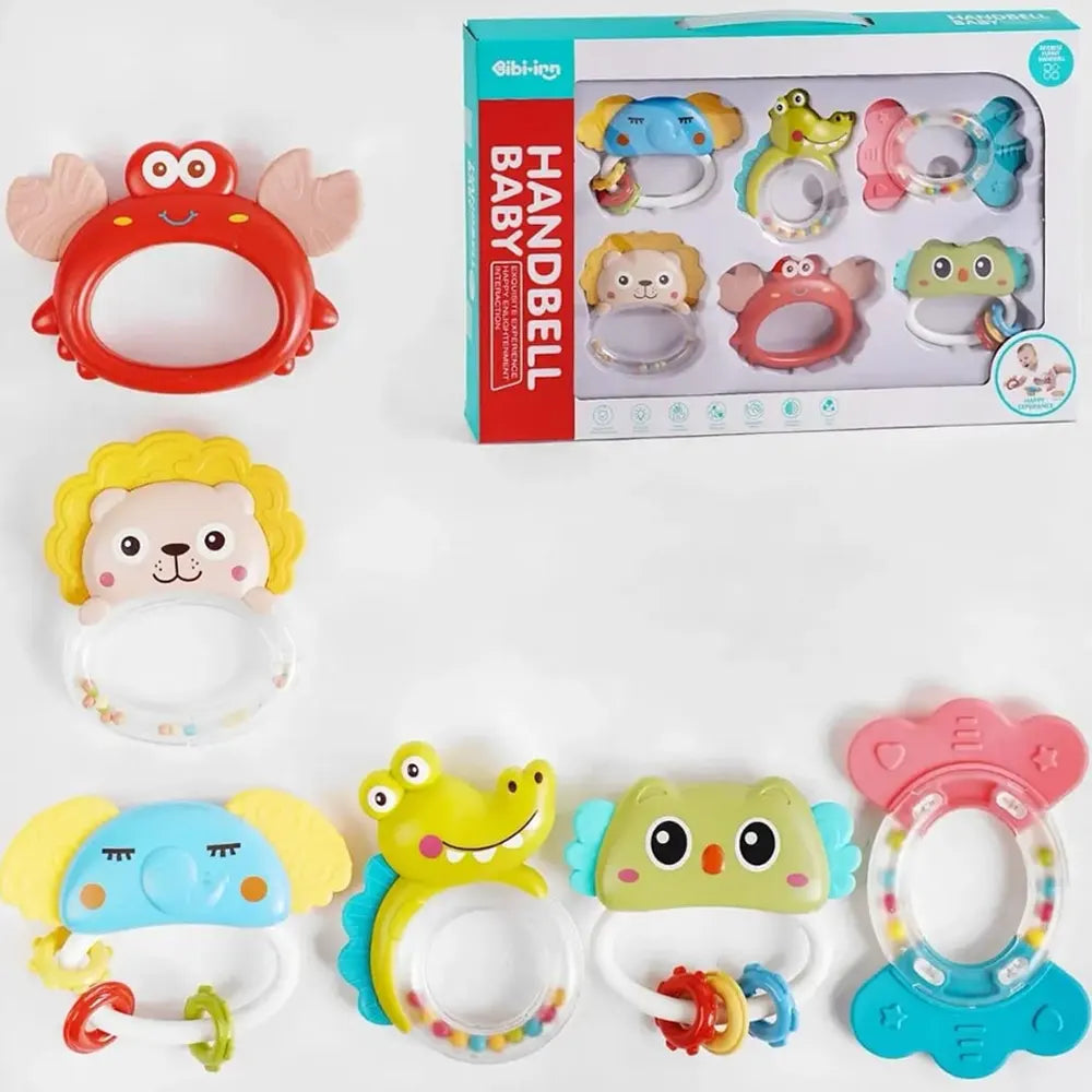 Ensemble de Hochets Colorés avec Clochettes - 0M+