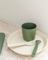 Set de 4 Gobelets Biosourcées Citron - Vert & Crème