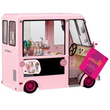 Our Generation Véhicule de Crème Glacée pour Poupées 46cm 3A+ - Sweet Stop Rose