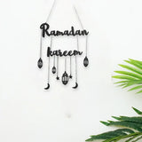 Décoration Murale Noire Ramadan Kareem