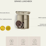 Citron Grande Lunchbox avec Pot Alimentaire Isotherme - Ballerina