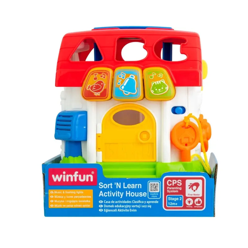 Winfun Sort 'N Learn Activity House - 12M+