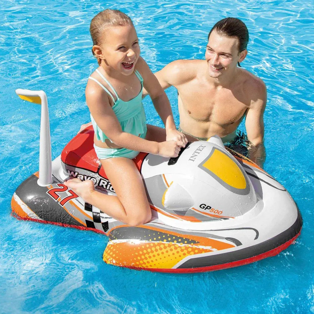 INTEX Wave Rider – Bouée Gonflable Enfant Design Jet Ski - 3A+