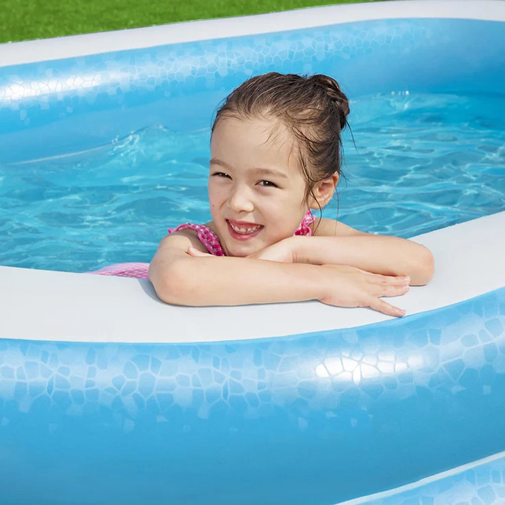 Bestway Rectangular Inflatable Family Pool 262x175x51 cm