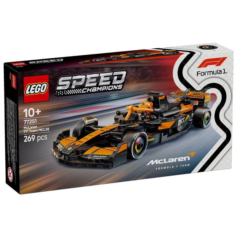Lego Coche de Carreras McLaren F1® Team MCL38 10A+