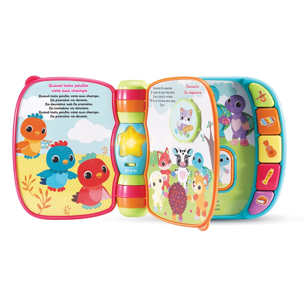 Libro Super Encantado de Baby Loulous de Vtech Azul 3M+