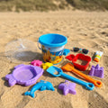 Seau de Plage avec Accessoires Multicolores - Mer