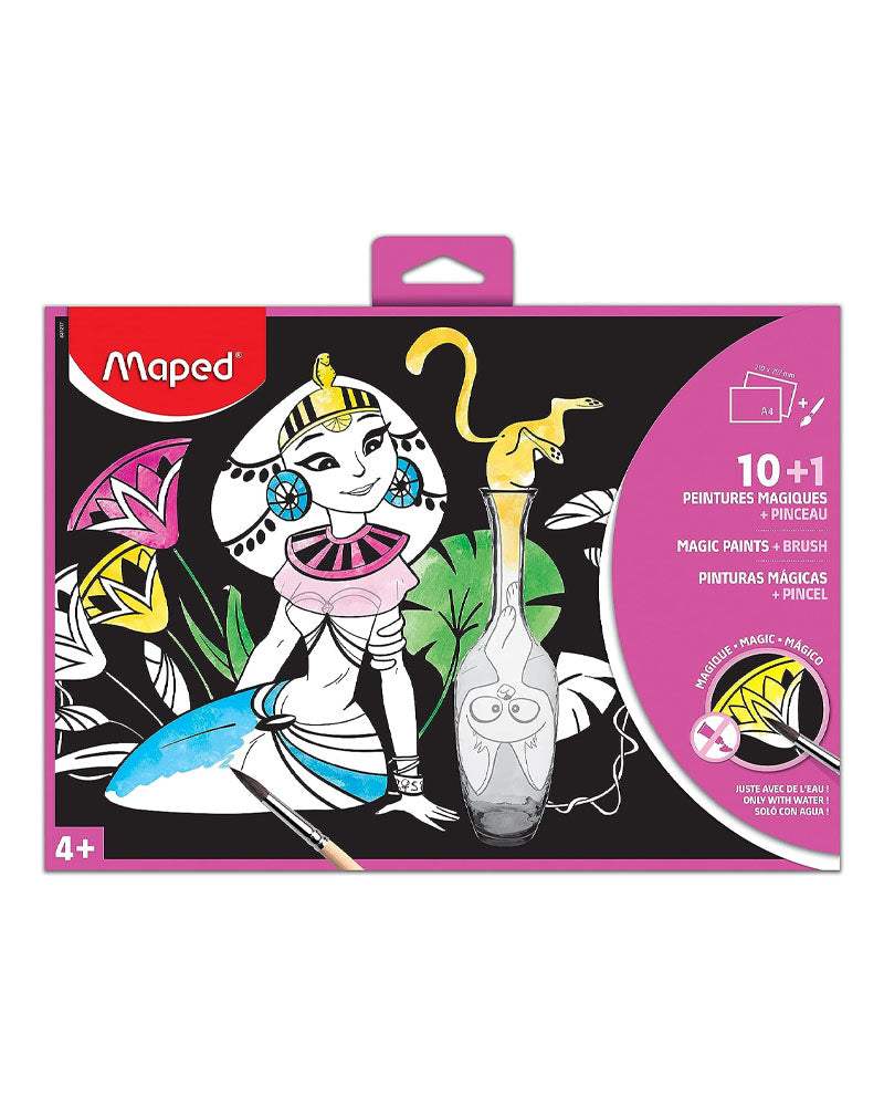 Maped Water Magic Cards + Pincel x10 - Rosa