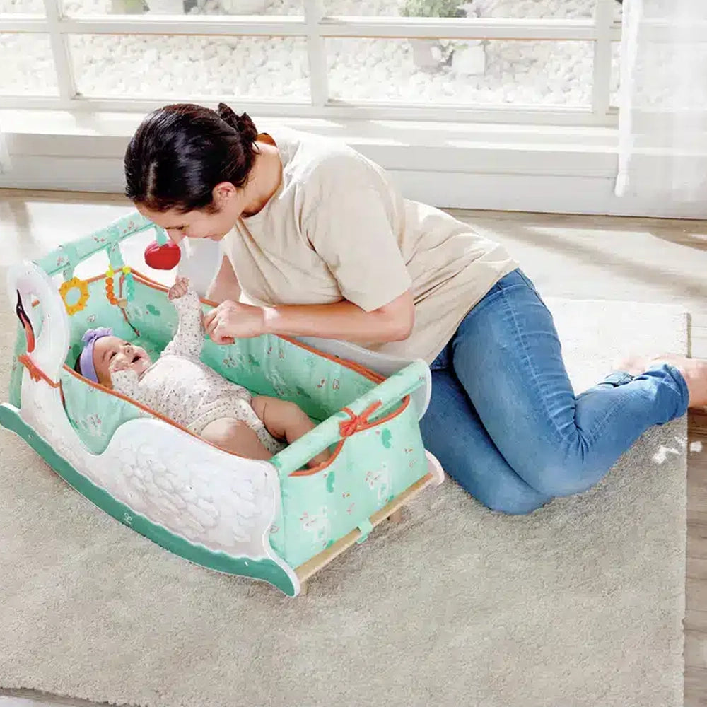 Hape Cygne à Bascule 2 en 1 - 6-36M
