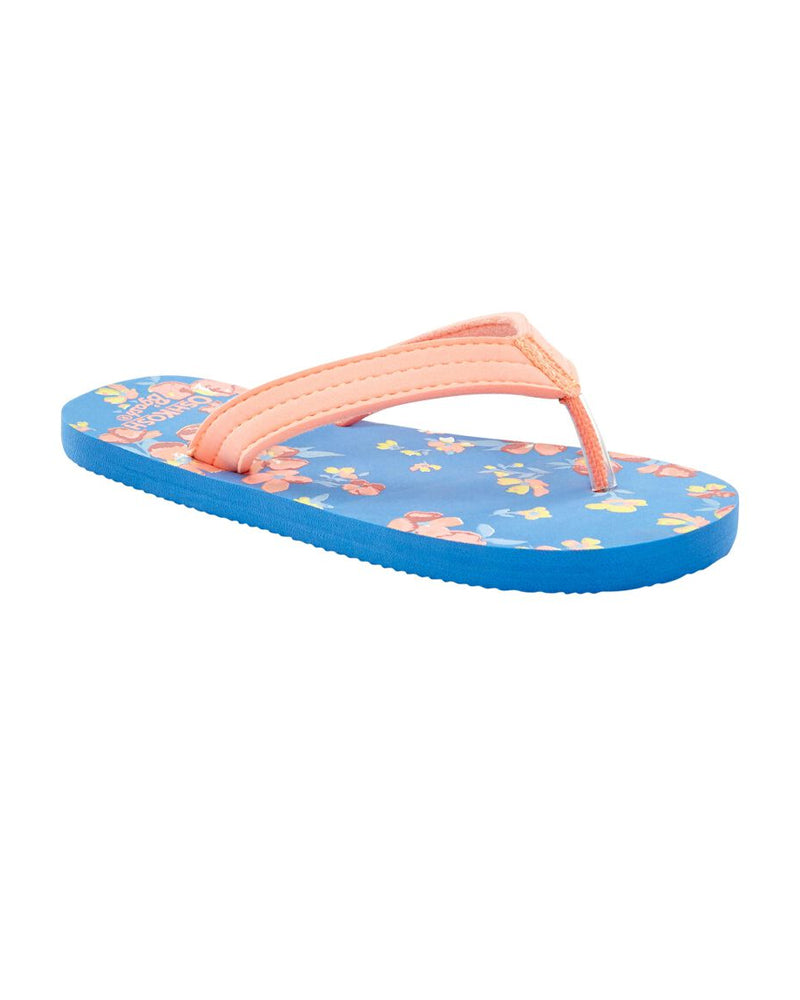 Sandalias de playa clásicas florales para bebé OshKosh - Naranja