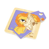 Viga Toys Puzzle 4 Pièces En Bois 18M+ - Lion