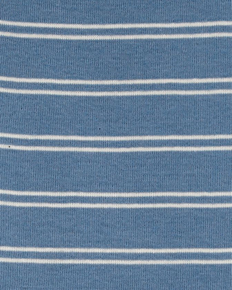 Lot de 5 bodies à manches courtes Carter's - Bleu & Blanc
