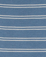 Lot de 5 bodies à manches courtes Carter's - Bleu & Blanc