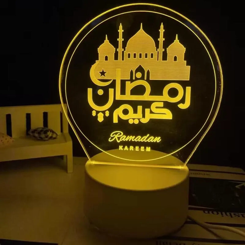 Ramadan Kareem Mosque LED Lamp