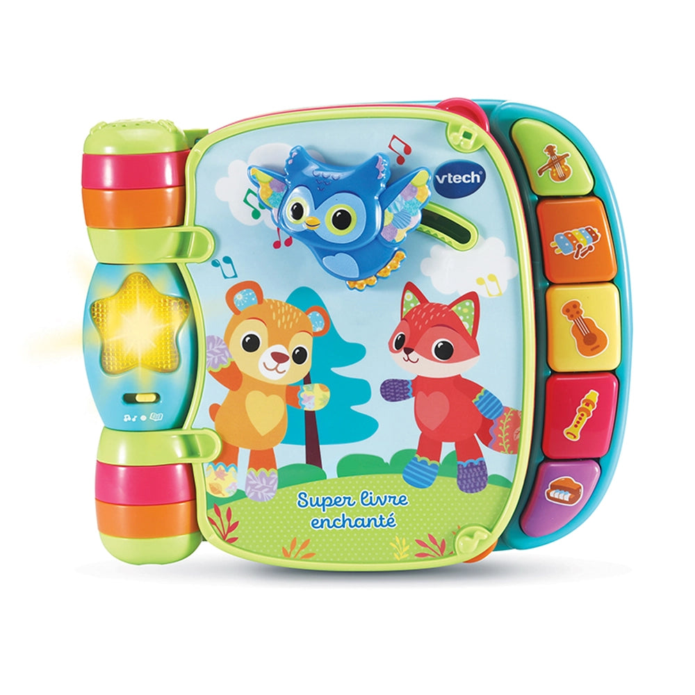Libro Super Encantado de Baby Loulous de Vtech Azul 3M+
