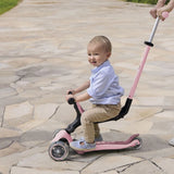 Globber Trottinette Évolutive Go Up Active Plus Lights - Rose Pastel