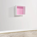 Wlidaty Home Large Pink Wall Cube - 30x30 cm