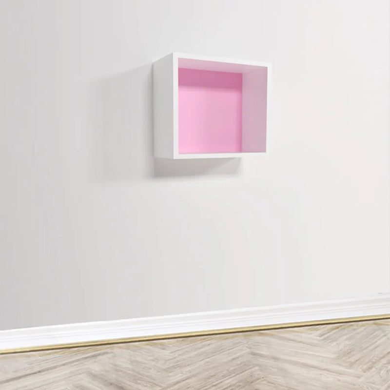 Wlidaty Home Large Pink Wall Cube - 30x30 cm