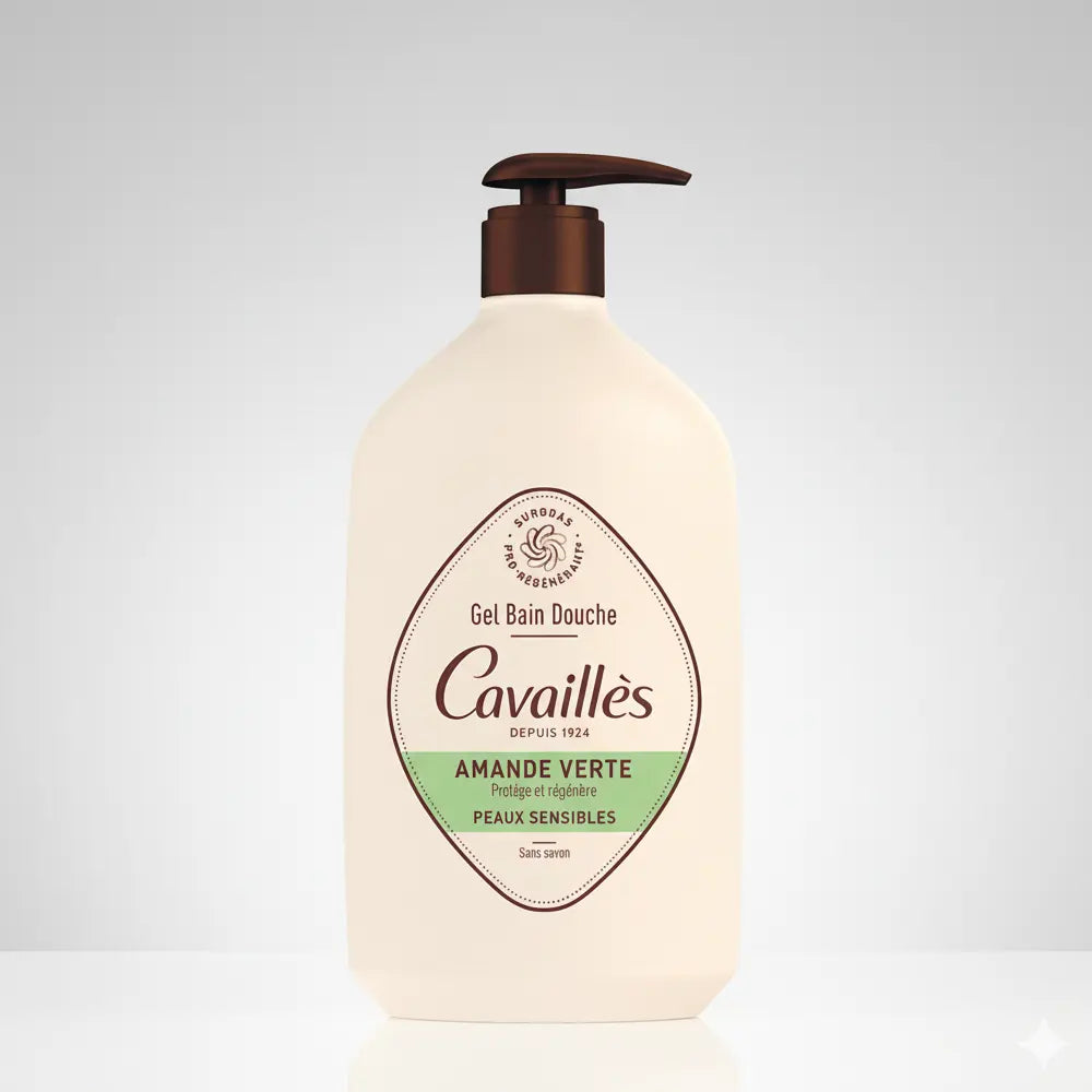 Rogé Cavaillès Gel Surgras Bain et Douche Amande Verte - 1L