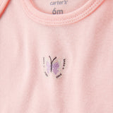 Carter's Girl's 7-Pack Short Sleeve Cotton Bodysuits
