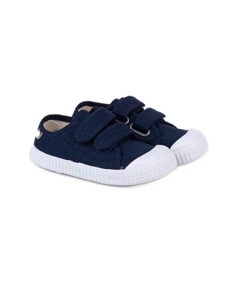 Espadrilles Berri Velcro Igor - Bleu Marine