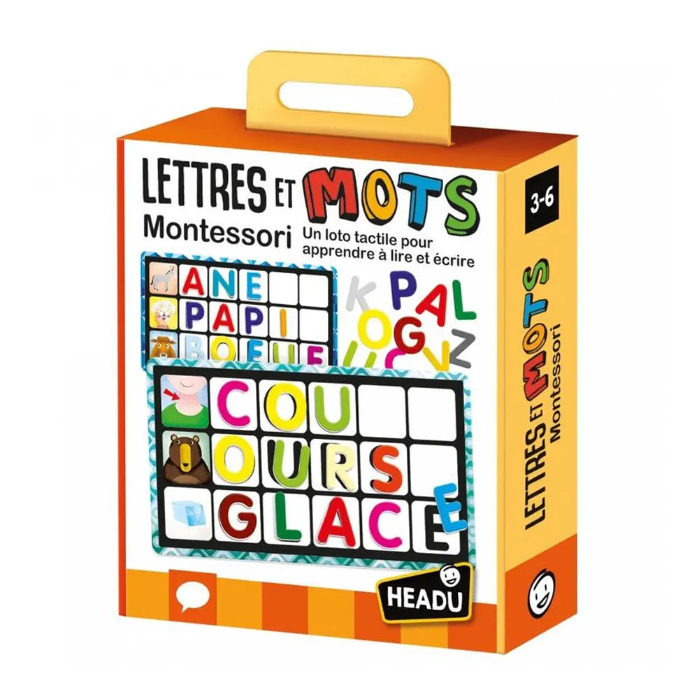 Headu Lettres et Mots Montessori - 3-6 Ans+