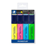 Staedtler Lot de 4 Surligneurs fluorescent 364 WP4 Textsurfer Classic