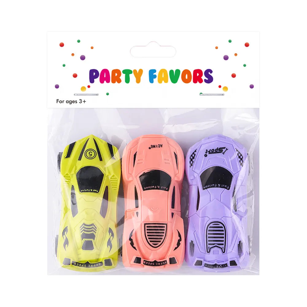 Lot de 3 Mini Voitures Boomerang Racing Car – 3A+