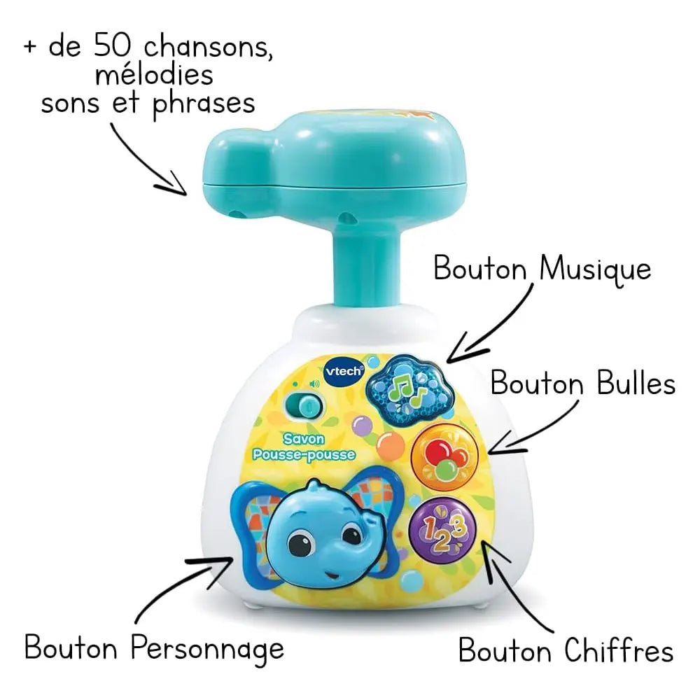 Vtech P'tit Savon Lumi Pousse-Pousse - 12-36M